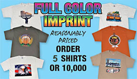 Full Color Printed t shirts